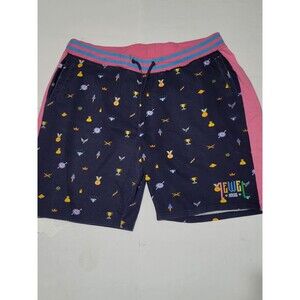 Jewel House Mens' Pink/ Blue Shorts Size Men's 4Xl